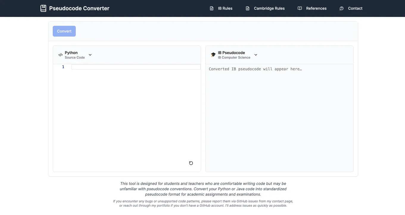 Pseudocode Converter: Convert Code to IB‑Compliant Pseudocode