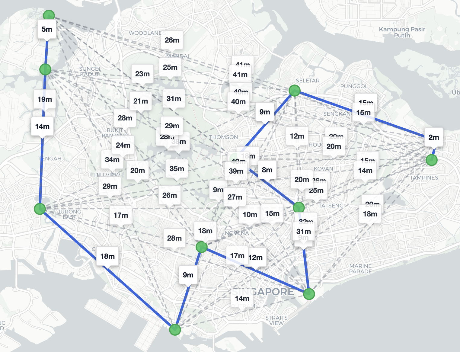 Held–Karp TSP Visualizer gallery image