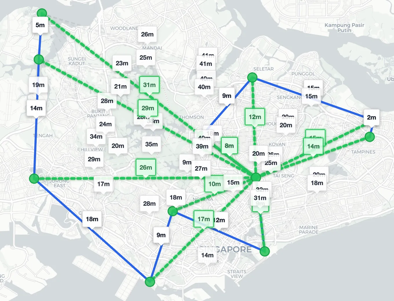 Held–Karp TSP Visualizer screenshot