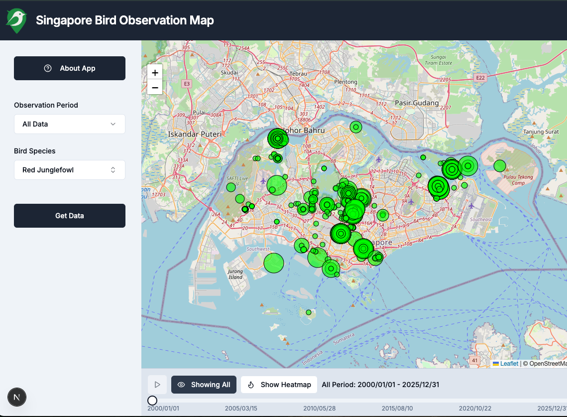 Mapping Singapore's Avian Life: Inside the Singapore Bird Observation Map gallery image