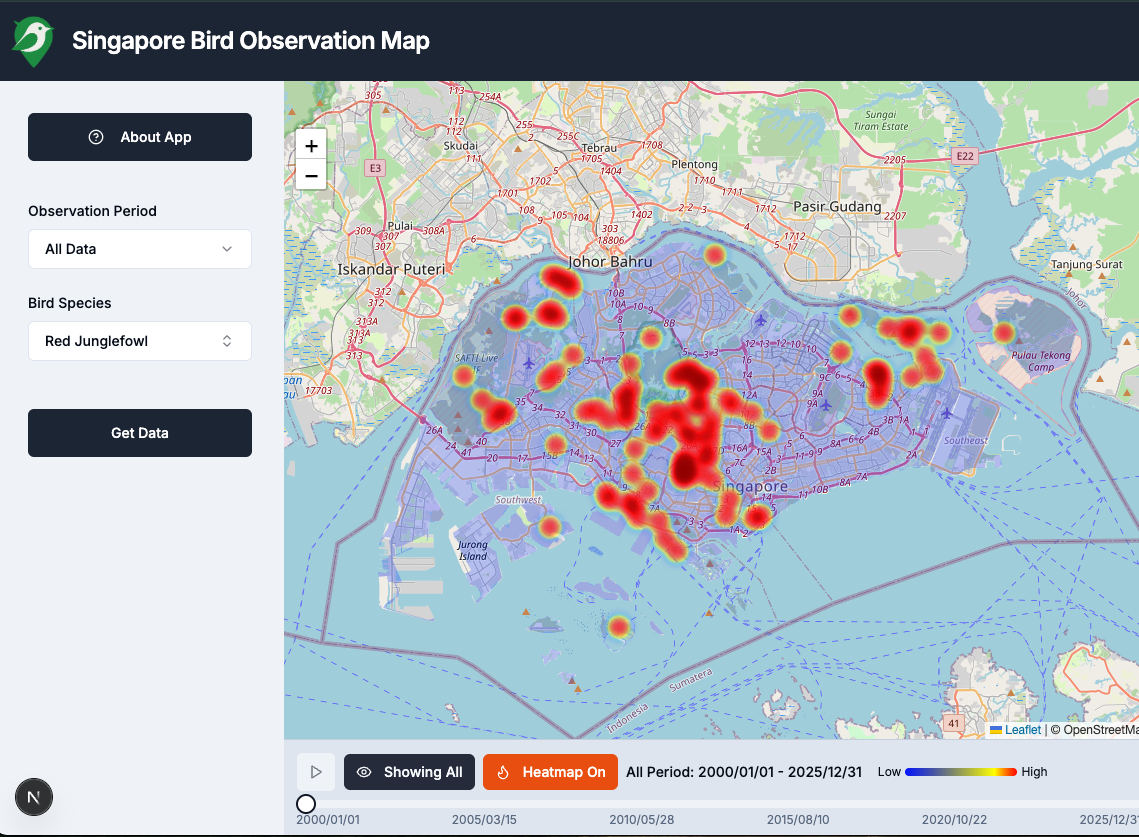 Mapping Singapore's Avian Life: Inside the Singapore Bird Observation Map gallery image